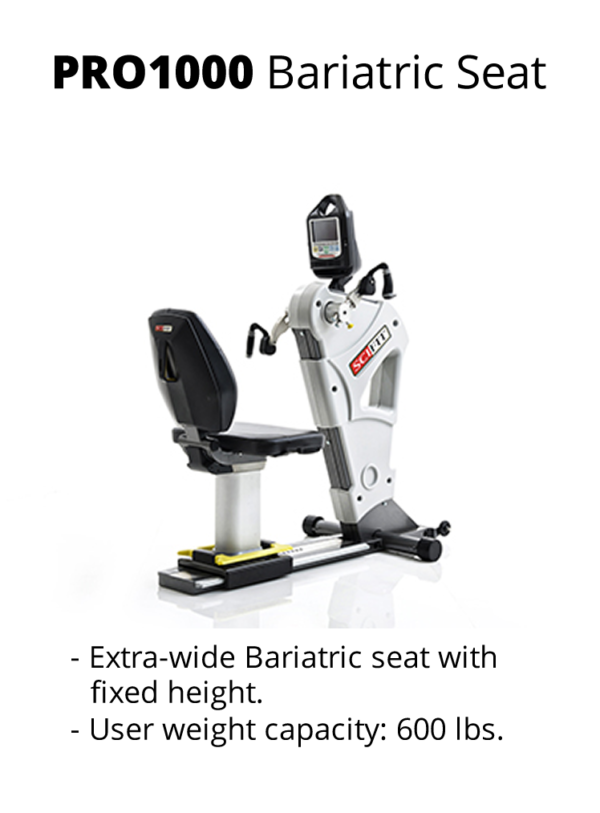 Upper body - adjustable cranks - bariatric seat