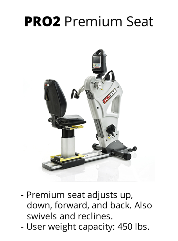 Total body - adjustable cranks - premium seat