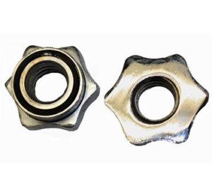 Star- lock threaded collar. Sold and priced in pairs.