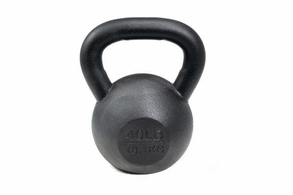 Black Cast Iron Kettlebell - Image 10