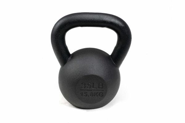 Black Cast Iron Kettlebell - Image 9