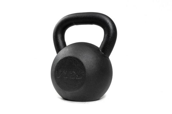 Black Cast Iron Kettlebell - Image 2