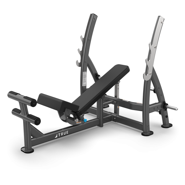 True Fitness 3 Way Press Bench with plate holders